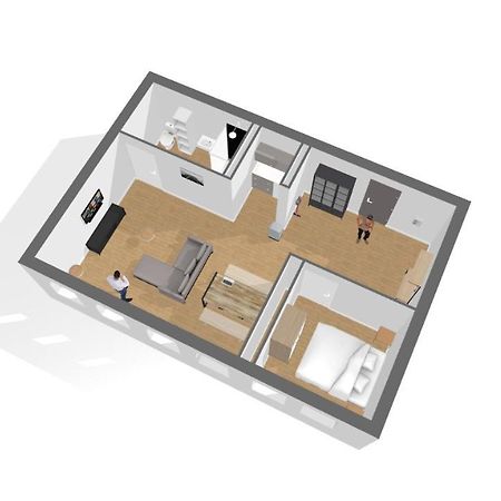 Apartament Hyper Centre - Wifi Fibre Gratuit - Jergweloh - Le New Yorkais Caen Zewnętrze zdjęcie