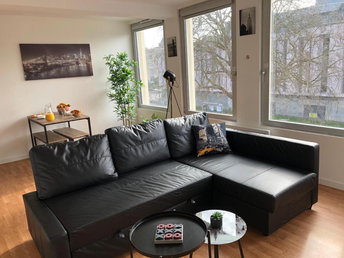 Apartament Hyper Centre - Wifi Fibre Gratuit - Jergweloh - Le New Yorkais Caen Zewnętrze zdjęcie